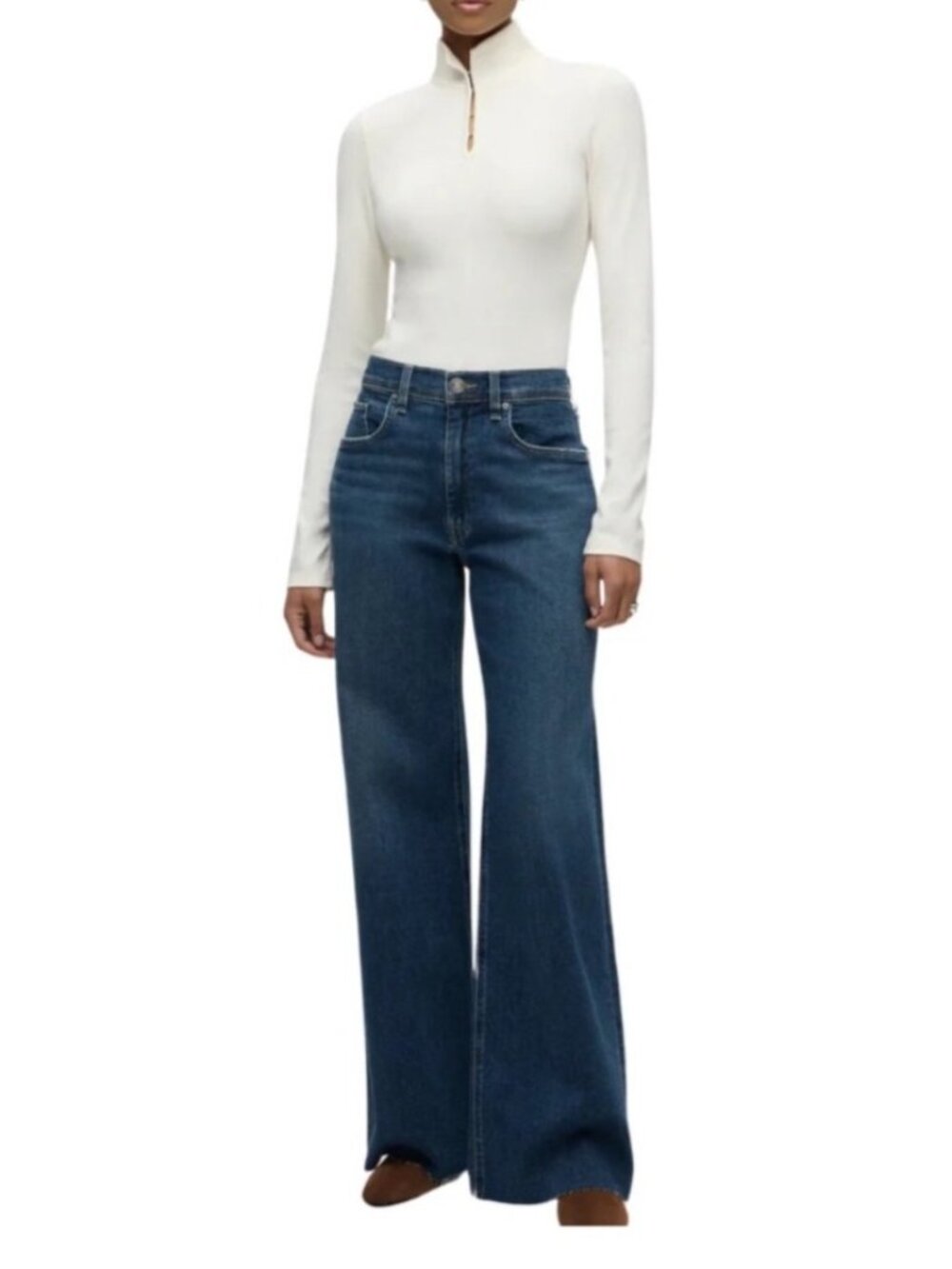 Hudson Jodie Olympia Jeans Size 26 Wide Leg NWOT Signature Flap Pocket